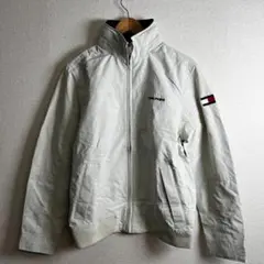 新品TommyHilfigerトミーヒルフィガーナイロン ジャケットアイボリーS