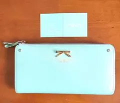 ★サマンサ・タバサ★リボン付き★グリーン★長財布★