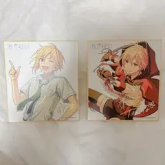 仁兎なずな ビジュアル色紙コレクション 2点セット