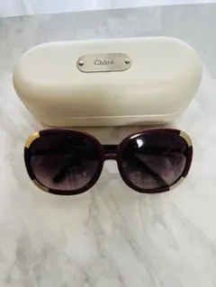 Chloé ブラウン サングラス ケース付き - メルカリ
