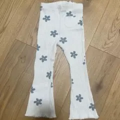 【ZARA kids】花柄リブフレアパンツ　92センチ