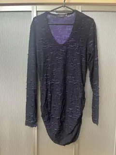 CIVERIZE シヴァーライズ 長袖ロンT 黒×紫のサムネイル