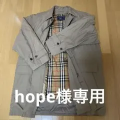 バーバリーダウンコートノバ チェックフード着脱ライナー付