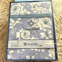 シングル毛布David Hicks 花柄ブランケット 140x200cm