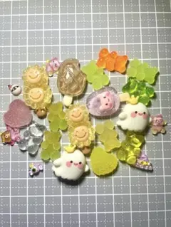 （最終値下げ）デコパーツ ネイルパーツ まとめ売り 黄色系