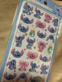 レア 正規品 スティッチ ボンボンドロップ シール ノーマルサイズ