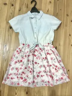 半袖 花柄ワンピース　140㎝