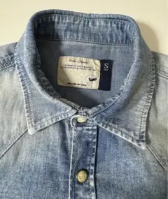 GAS JEANS デニムシャツ　S