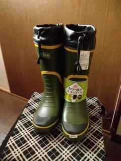 新品未使用　長靴　DCMカバー付　24.5㌢