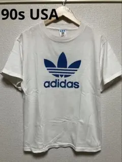 90s USA 万国旗 adidas トレフォイル Tシャツ 両面