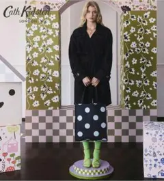 Cath Kidston デニム調 ドット柄 トートバッグのサムネイル