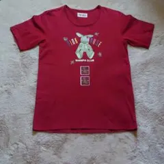 PINK HOUSE ウサギプリント Tシャツ レッドのサムネイル