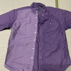 れ*ぃ様 ポロの紫ボタンダウンシャツ