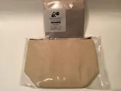 【新品】コンパクト保冷温バッグ ベージュバッグ2点セットサブバッグ・エコバッグに