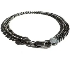 Double Curb Link Chain Bracelet Vintage