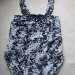 年末年始特価ANAP☆スタッズ付き総柄チュニック