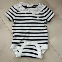 Baby GAP ストライプロンパース 0-3ヶ月