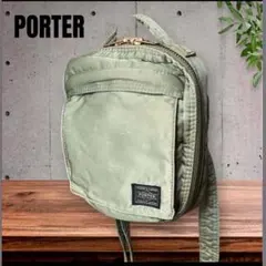 PORTER TANKER ミニショルダーバッグ セージグリーン 廃盤