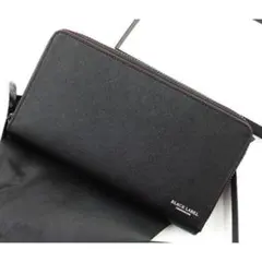 ☆新品☆箱付☆ブラックレーベル・クレストブリッジ ラウンドジップウォレット 黒☆のサムネイル