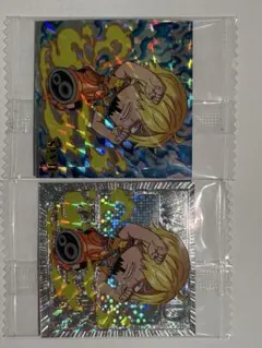 ワンピース サンジ ホログラムステッカー 2枚セット