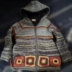 チチカカ　TITICACA ニット　アウター　クロシェ　アジアン　エスニック