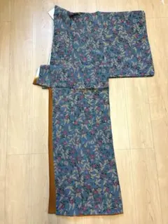 紬 花織 薄紫色 トールサイズ 裄長 袷 一部しつけ有り 絹 - メルカリ