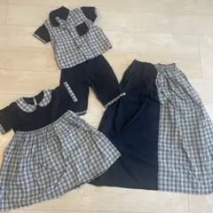姉弟　お揃い　親子　リンクコーデ　ハンドメイド