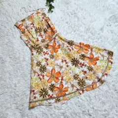 エムズグレイシー M'SGRACY 花柄リネン混ワンピース38美品のサムネイル