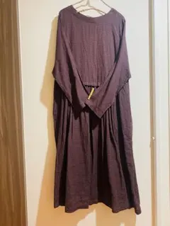 nest Robe リネンチェック2wayワンピース