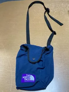 未使用に近い！ノースフェイスパープルレーベル　ショルダーバッグ⭐︎ネイビー