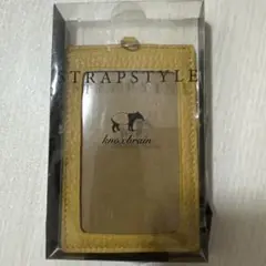 knoxbrain イエロー ストラップスタイルパスケース希望小売価格3980円