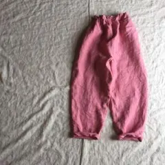 リネンのもんぺ　ピンク