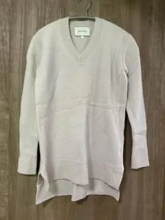 BEIGE, カシミア混 Vネック ニット セーター ピンク サイズ2（Ｍ）のサムネイル