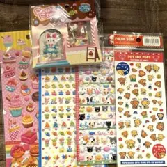 平成レトロ　シールまとめ売り5セット　平成女児　y2k