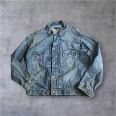 ひ*で様 ユニクロ　セカンドデニムジャケットXXL city boyノームコアy
