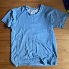 青 速乾シャツ