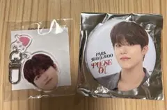 treasure ジョンウ 缶バッジ 顔アクキー 2点セット