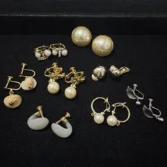 天然石イヤリング