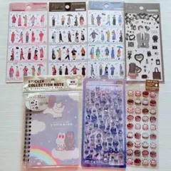 シール6枚　シール帳1冊セット