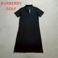 BURBERRY GOLF バーバリーゴルフ 半袖ポロワンピース ノバチェックM