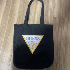 GUESS ブラック トートバッグ