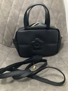 【美品】MARY QUANT キルティング風2wayショルダーバッグ