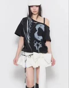 ✨限定✨THEREDTHREAD ink script offshoulderのサムネイル