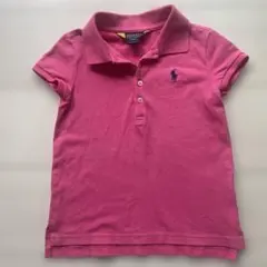 美品Polo Ralph Lauren ピンク ポロシャツ120cm