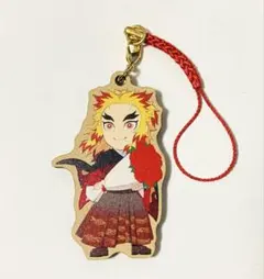 鬼滅の刃 煉獄杏寿郎 ニジゲンノモリ 木製キーホルダー