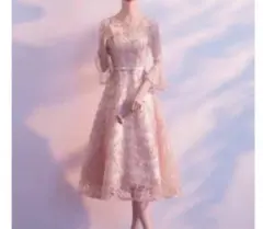 レース パーティードレス レース