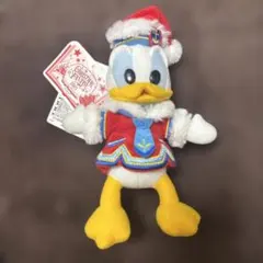 東京ディズニーランドクリスマスファンタジー ドナルド ぬいぐるみバッジ 2015