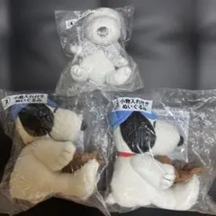 スヌーピー1番くじ　小物入れ付きぬいぐるみ2個　マスコット