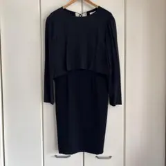 ダイアン　DVF STUDIO ネイビー レイヤードワンピース　サイズ6