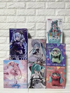 初音ミク 桜ミク 雪ミク フィギュア 7体セット 新品未開封